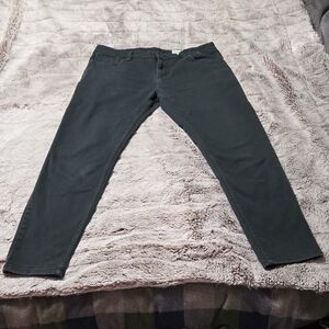 Denim&Co. Charcoal Tapered Stretchy Skinny Pants